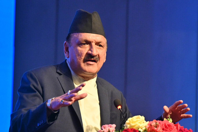 निजीक्षेत्रलाई अर्थमन्त्री महतको आग्रह- व्यापारमा भन्दा उत्पादनमुलक क्षेत्रमा लगानी बढाउनुस्